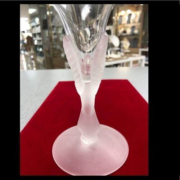 Sasaki Dining Frosted Wine/Cordial Goblet Small Glass drink ware - Picture 4 of 5